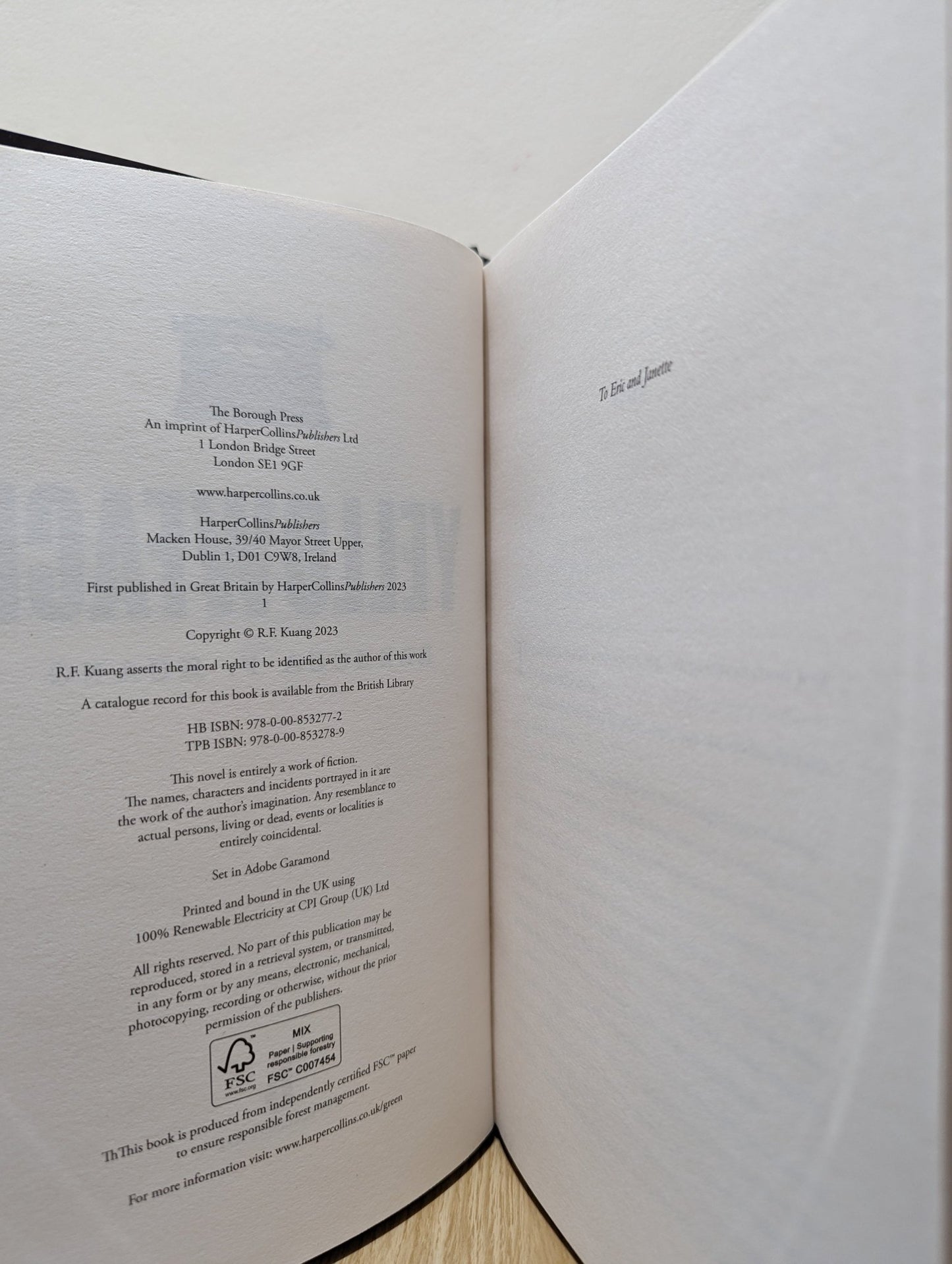 Yellowface by Rebecca F Kuang (Signed First Edition) - Fialta Books