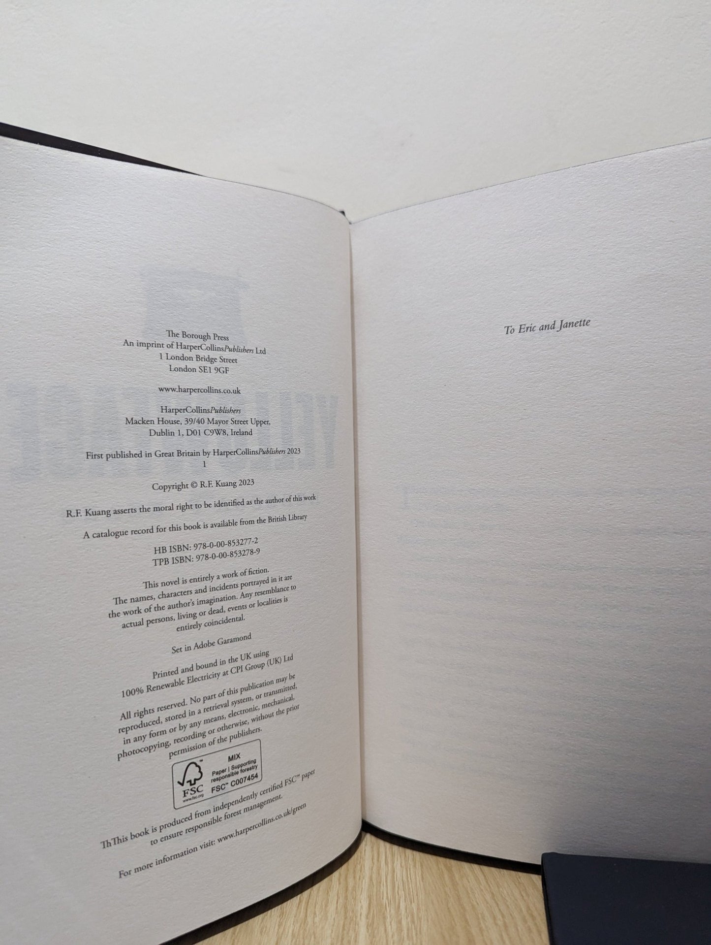 Yellowface by Rebecca F Kuang (Signed First Edition with sprayed edges and notebook) - Fialta Books