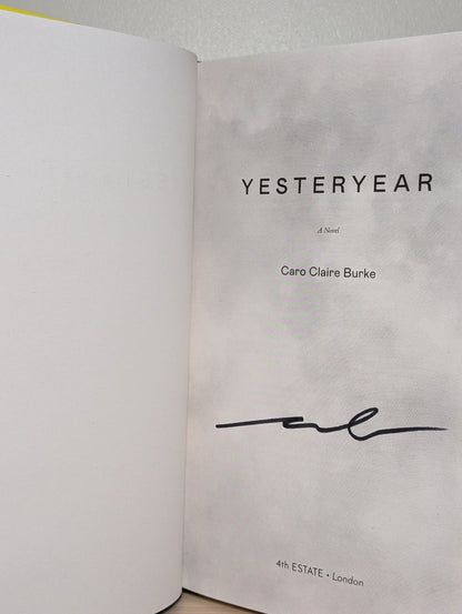 Yesteryear by Caro Claire Burke (Signed to Title Page) - Fialta Books