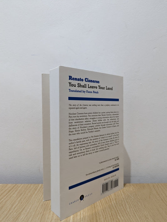 You Shall Leave Your Land by Renato Cisneros (Signed First Edition) - Fialta Books
