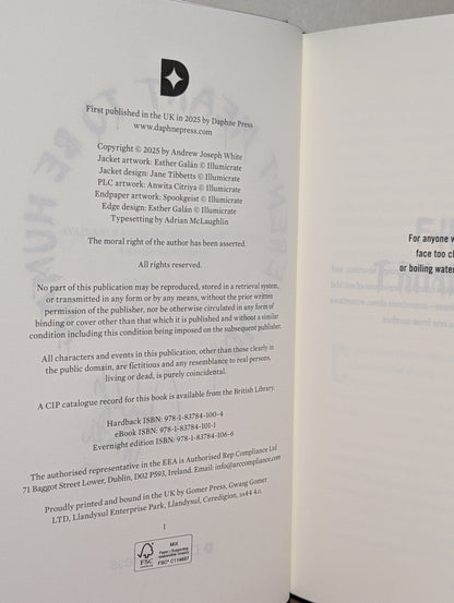 You Weren't Meant to Be Human by Andrew Joseph White (Signed First Edition) - Fialta Books