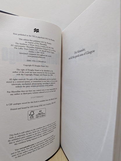 Young Mungo by Douglas Stuart (Signed) - Fialta Books